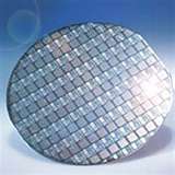 Silicon Wafer with Chips